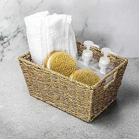 Handicraft : Giỏ Đựng Đồ Làm Từ Sợi Cói và Lục Bình